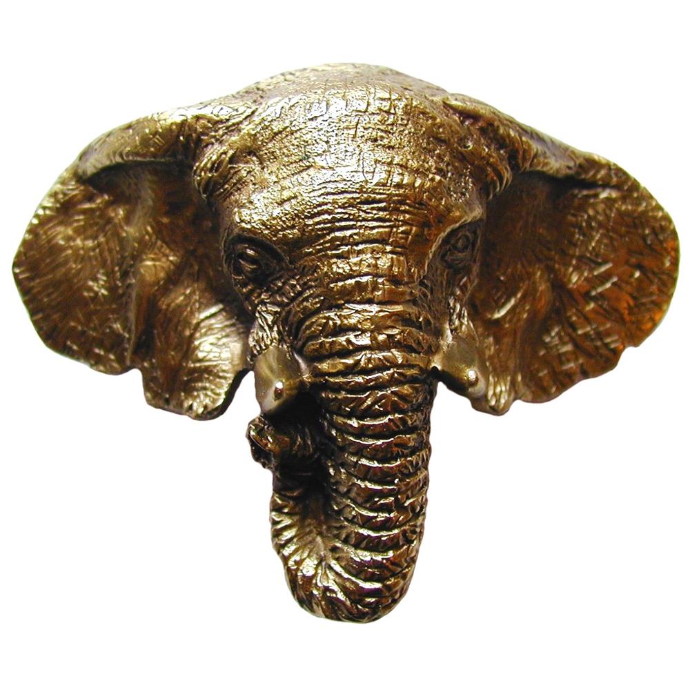 Notting Hill NHBP-853-AB Goliath (Elephant) Bin Pull Antique Brass
